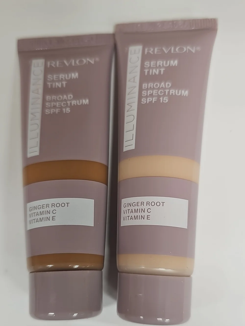 Revlon Illuminance Tinted Serum Bundle of Qty 2 NewTubes Buff Beige & WarmCarmel